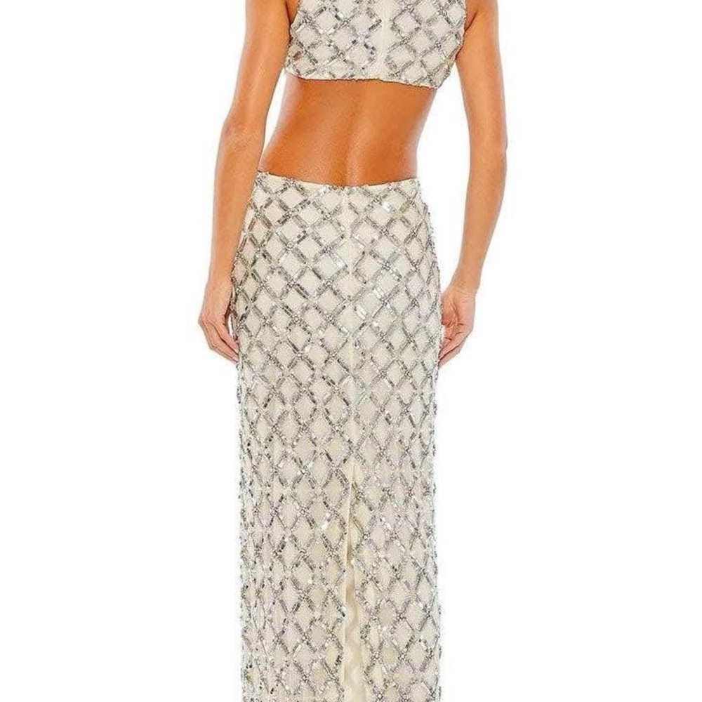 Embellished Cutout Gown - Picture 5 of 7